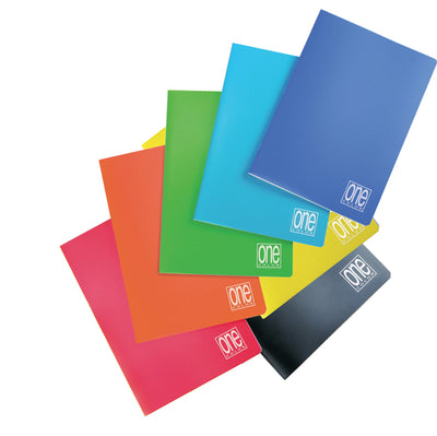 Maxiquaderno One Color - A4 - 5 mm - 20+1 fogli - 80 gr - copertina PP - Blasetti