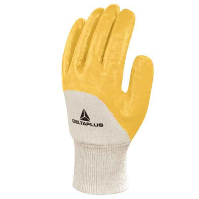 Guanti da lavoro pesante NI015 - nitrile leggero - taglia 10 - giallo - Deltaplus