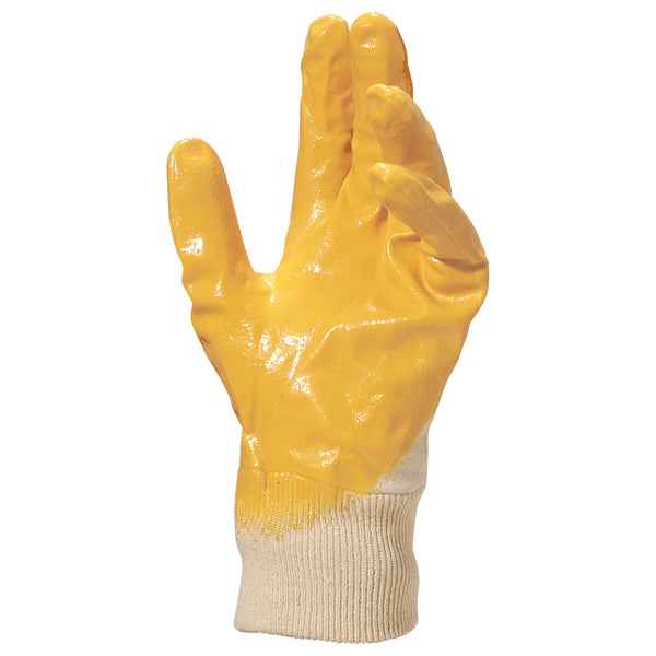 Guanti da lavoro pesante NI015 - nitrile leggero - taglia 10 - giallo - Deltaplus
