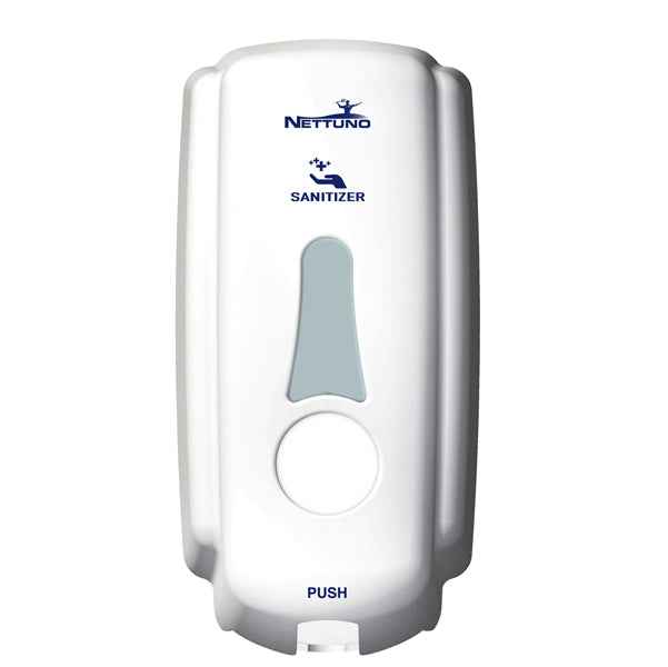 Dispenser sapone T-Small (x ricariche TS800) - capacità 1 L - bianco - Nettuno