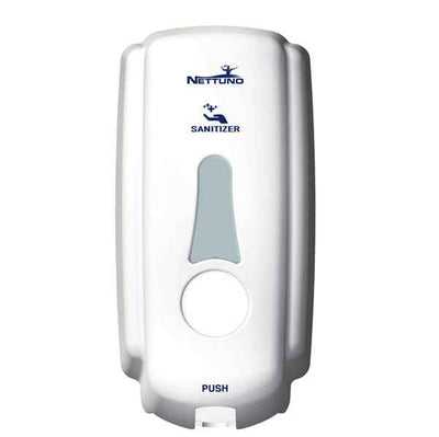 Dispenser sapone T-Small (x ricariche TS800) - capacità 1 L - bianco - Nettuno