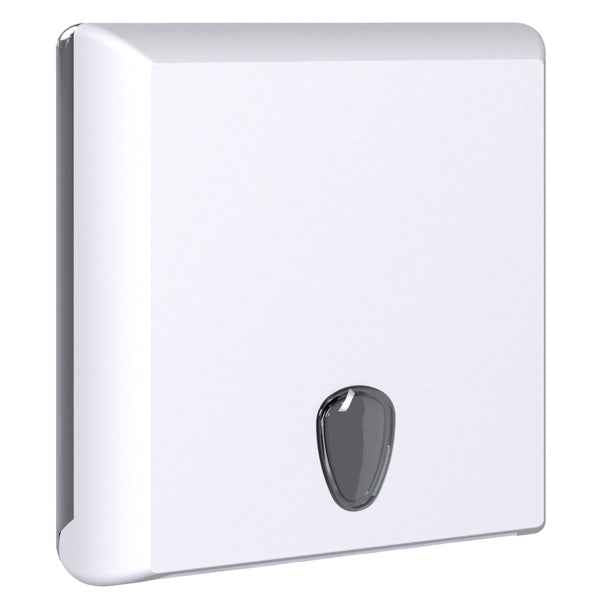 Dispenser asciugamani EColored piegati a Z/C - 29 x 10,5 x 30,5 cm - adamello white - Mar Plast