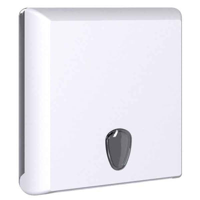 Dispenser asciugamani EColored piegati a Z/C - 29 x 10,5 x 30,5 cm - adamello white - Mar Plast