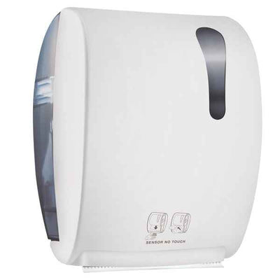 Dispenser elettronico asciugamani Kompatto Advan 875 - 32 x 22,4 x 40,5 cm - bianco - Mar Plast