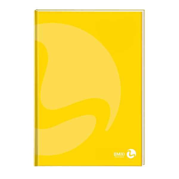 Quaderno Color 80 - A5 -  4mm - 96 fogli - 80gr - cartonato - BM