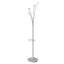 Appendiabiti - con portaombrelli - 5 posti - 187 cm - bianco - Alba