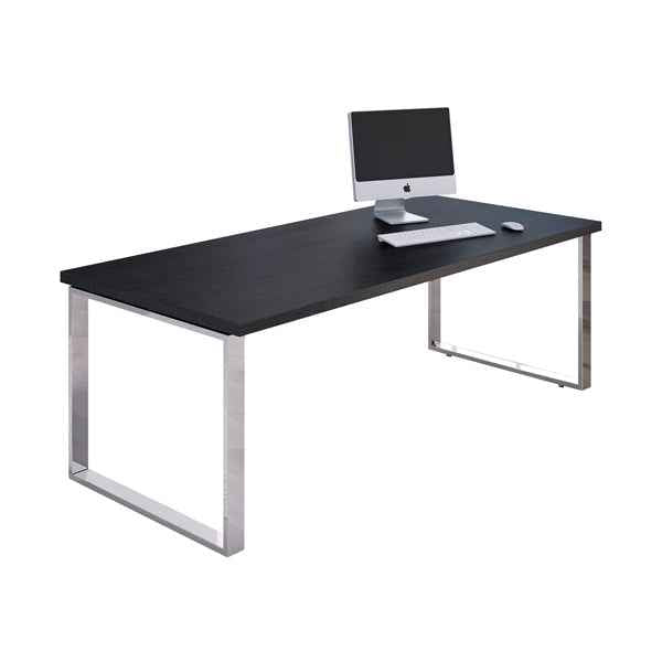 Scrivania direzionale Prestige Metal - 180 x 90 x 74 cm - nero venato
