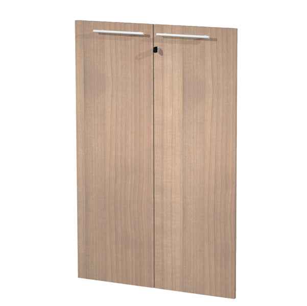 Coppia ante Prestige - per mobile medio - 80 x 115,4 cm - spessore 18 mm - melaminico - ciliegio arabis