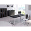 Coppia ante Prestige - per mobile medio/alto - 80 x 153,8 cm - spessore 18 mm - vetro/melaminico - nero venato
