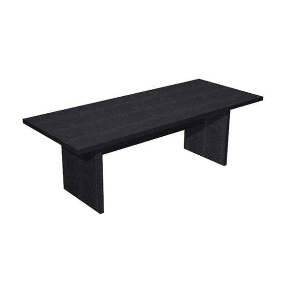 Tavolo riunioni Prestige - 220 x 100 x 74 cm - nero venato