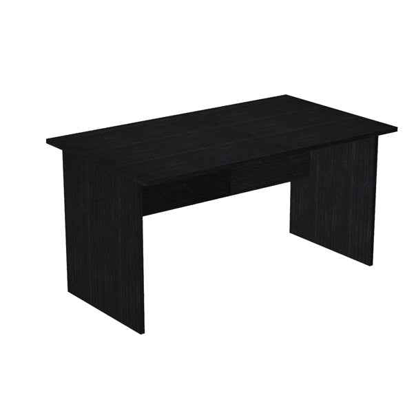Scrivania Easy - lineare - 140 x 80 x 72 cm - nero venato