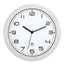 Orologio da parete Hornew - diametro 30 cm - bianco - Alba