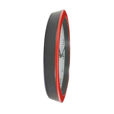 Orologio da parete Hornew - diametro 30 cm - rosso - Alba