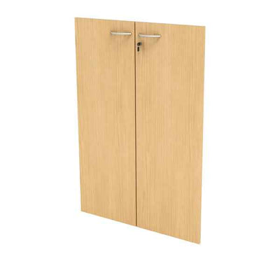 Coppia ante Easy - per mobile medio - 80 x 115 cm - spessore 18 mm - melaminico - faggio