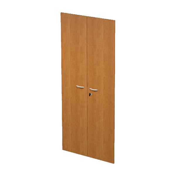Coppia ante Easy - per mobile alto - 80 x 175 cm - spessore 18 mm - melaminico - noce chiaro