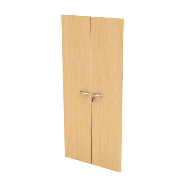Coppia ante Easy - per mobile alto - 80 x 175 cm - spessore 18 mm - melaminico - faggio
