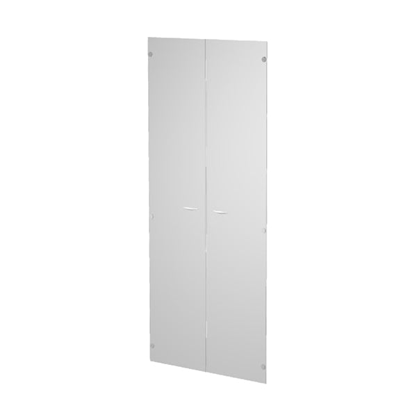 Coppia ante Easy - per mobile alto - 80 x 175 cm - spessore 5 mm - vetro satinato