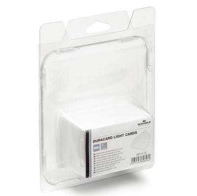 Tessere bianche per stampante Duracard ID 300 - spessore 0,5 mm - 54 x 86 mm - Durable - conf. 100 pezzi