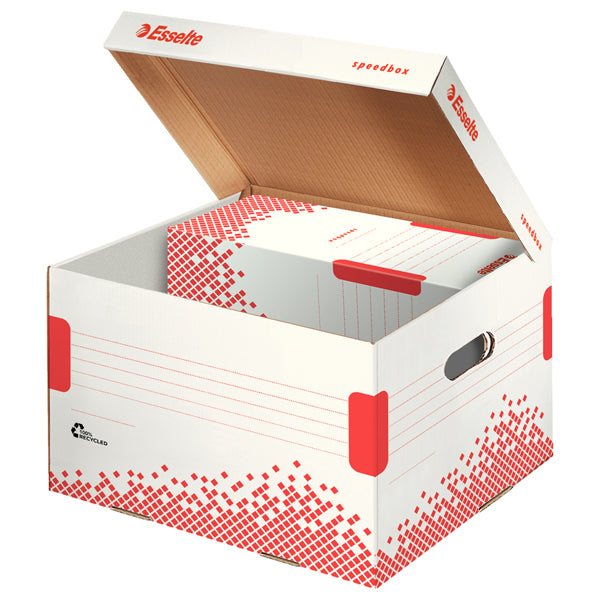Scatola container Speedbox - Medium - 32,5 x 36,7cm - dorso 26,3 cm - Esselte