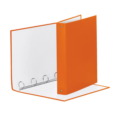 Raccoglitore Meeting - 22 x 30 cm - 4 anelli tondi 30 mm - dorso 4 cm - PP - arancione - Esselte