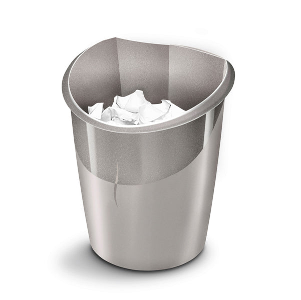Cestino gettacarte Ellypse Xtra Strong - altezza 38 cm - 15 L - grigio talpa - CEP