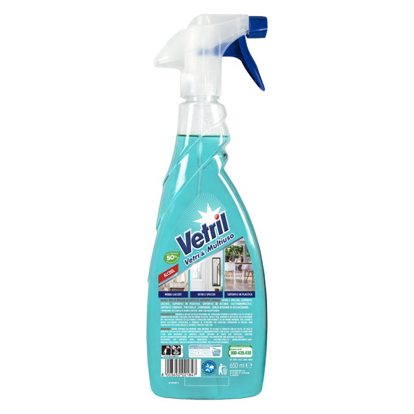 Vetril multisuperficie - alcool igienizzante - trigger da 650 ml - Vetril