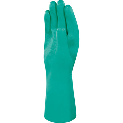 Guanti da lavoro industriale Nitrex VE801 - nitrile floccato cotone - taglia 08 - verde - Deltaplus