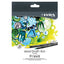 Pennarelli Aqua Brush Duo - punte 2,00 - 4,00 mm - Lyra - astuccio 12 pezzi