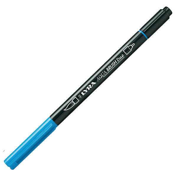 Pennarelli Aqua Brush Duo - punte 2,00 - 4,00 mm - Lyra - astuccio 12 pezzi