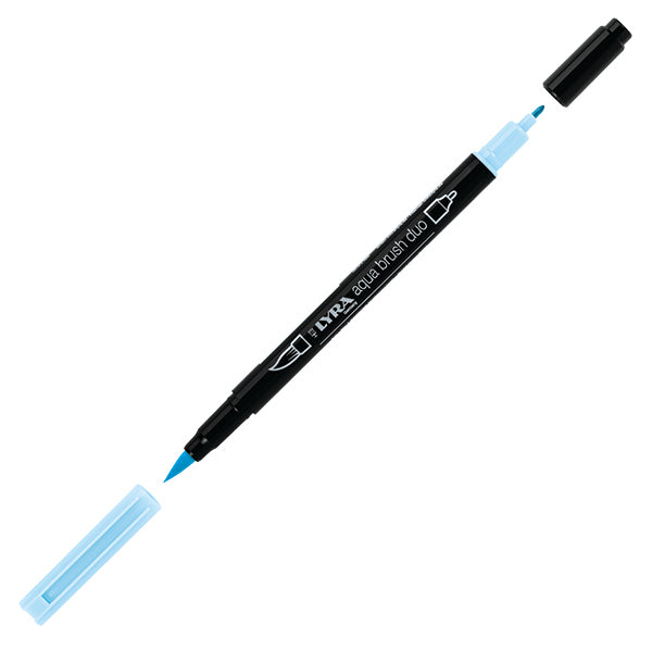 Pennarelli Aqua Brush Duo - punte 2,00 - 4,00 mm - Lyra - astuccio 24 pezzi