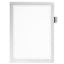 Cornice adesiva Duraframe Note - pannello magnetico - A4 (21 x 29,7 cm) - argento - Durable
