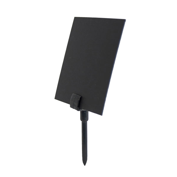 Supporti a spina per targhette - nero - Securit - set 20 pezzi