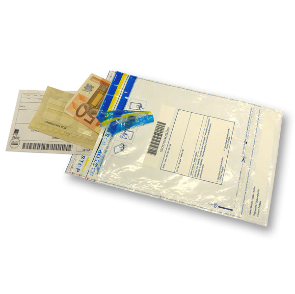 Busta di sicurezza - 22,5 x 32,5 cm - 70 micron - LDPE - Viva - conf. 25 pezzi