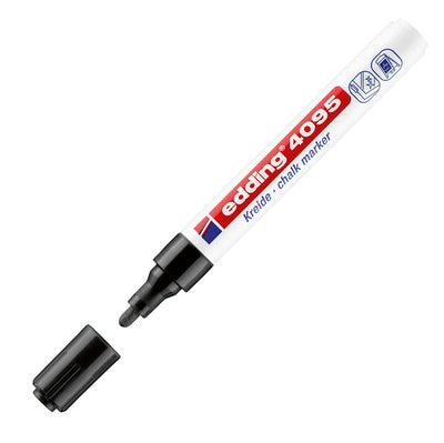 Marcatore a gesso liquido 4095 - punta tonda - da 2 a 3mm - colori assortiti - Edding - astuccio 10 pezzi