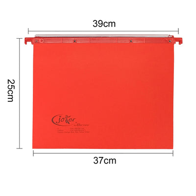Cartella sospesa Joker - cassetto - interasse 39 cm - fondo U - 37 x 25 cm - rosso - Bertesi