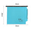 Cartella sospesa Joker - armadio - interasse 33 cm - fondo U - 33 x 28 cm - blu - Bertesi