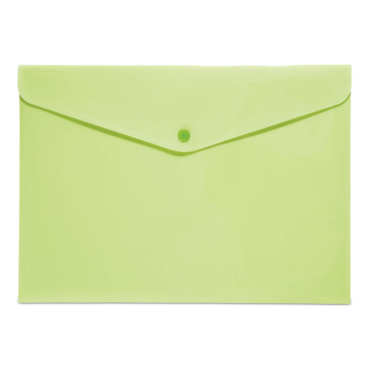 Set 4 Buste con bottone - PPL - 33,5x23.5 cm - Mix 4 colori Pastello Lebez