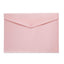 Set 4 Buste con bottone - PPL - 33,5x23.5 cm - Mix 4 colori Pastello Lebez