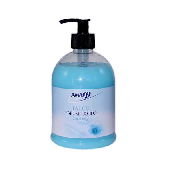 Sapone liquido - talco - Amati - dispenser da 500 m