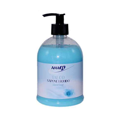 Sapone liquido - talco - Amati - dispenser da 500 m