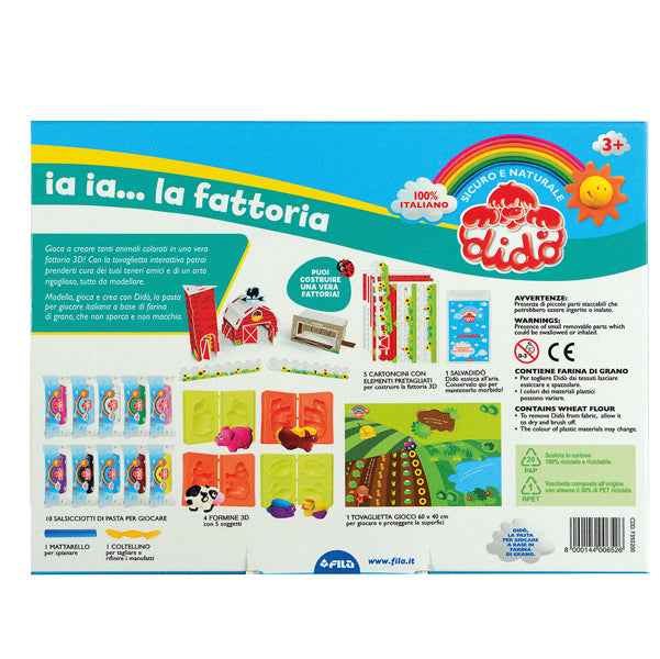 Didò Farm - 10 salsiciotti - con formine e scenario 3d - DiDò