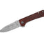 Coltello QSP Hawk Damascus laminato manico legno Coccobolo QS131-B2