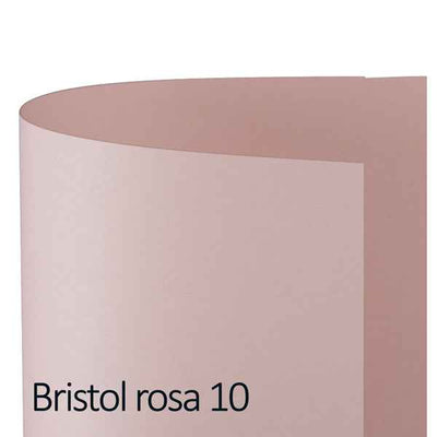 Cartoncino Bristol Color - 50 x 70 cm - 200 gr - rosa 10 - Favini - conf. 25 pezzi
