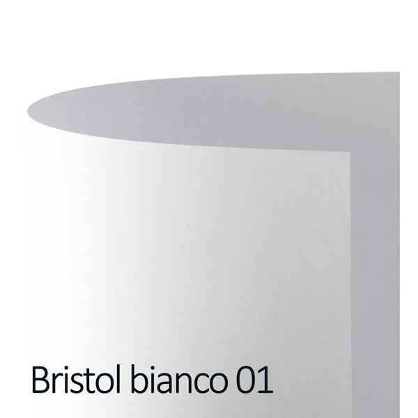 Cartoncino Bristol Color - 70 x 100 cm - 200 gr - bianco 01 - Favini - conf. 10 pezzi