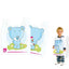 Grembiule smanicato - 44 x 52 cm - usa e getta - CWR - busta 10 pezzi