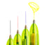 Penna a sfera a scatto multifunzione 4 Colors Fluo  - punta 1,0/1,6mm - 4 colori fluo - fusto giallo fluorescente - Bic - conf. 12 pezzi