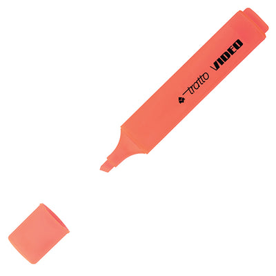 Evidenziatore Tratto Video  - punta a scalpello - tratto da 1,0-5,0mm - rosso - Tratto