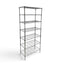 Metallika Scaffale Modulare in Acciaio Cromato 90 × 45 × H 202 cm, 7 Ripiani