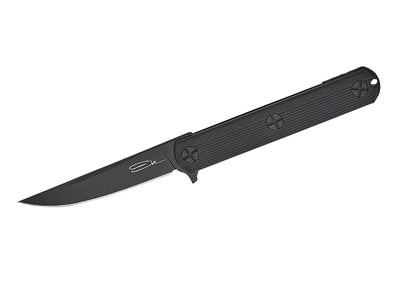 Ka-Bar EK Folder 7506 lama CPM-S35VN 10,2 cm manico Nylon FRN nero apertura Flipper 23,3 cm