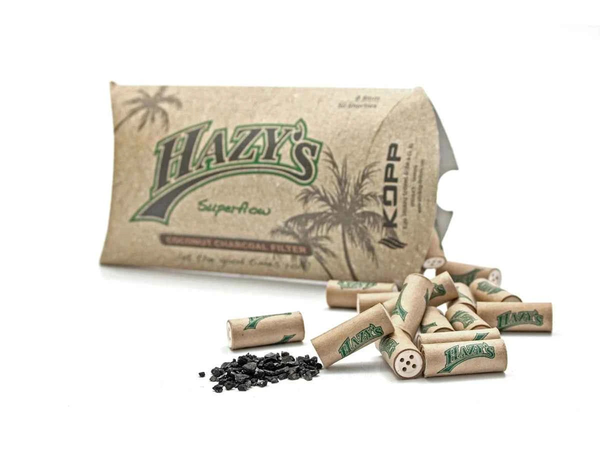 Hazy's FILTRO x PIPA CARBONE ATTIVO 8 mm 50 pz (30104)